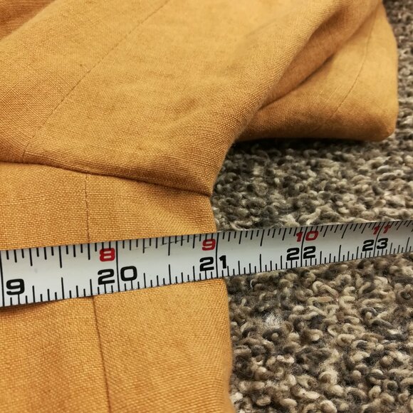 Brunello Cucinelli Sport Coat 100% Linen Three Button Beige Tan 40R - Picture 7 of 10